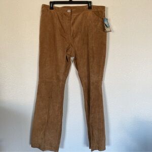NWT Vintage 90s suede pants bootcut‎